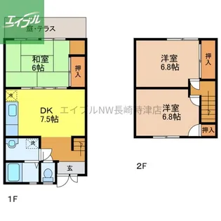 Casa Vista B棟 【B-2号室】の間取り