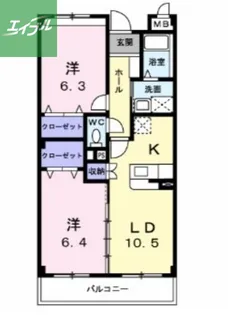 ProsperityPlace【203号室】の間取り
