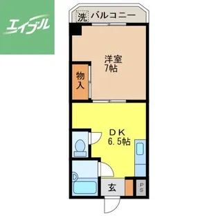 中尾ビル【3階】の間取り