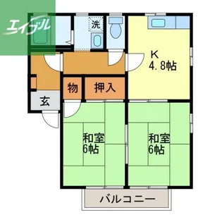 It´s Face【2階】の間取り