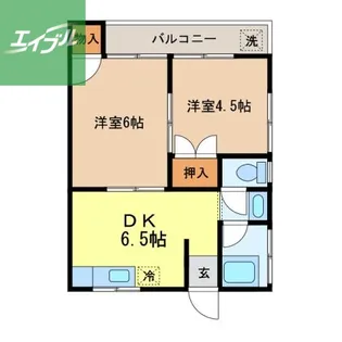 ノインヒル・カネガエ【301号室】の間取り