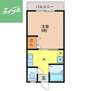 ブルーム【103号室】の間取り