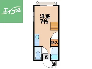 コーポアミーゴ【201号室】の間取り