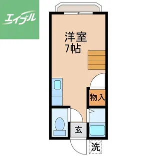 コーポアミーゴ【102号室】の間取り