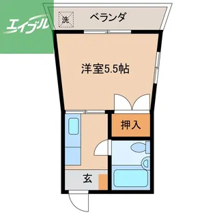 ハイランドM【307号室】の間取り