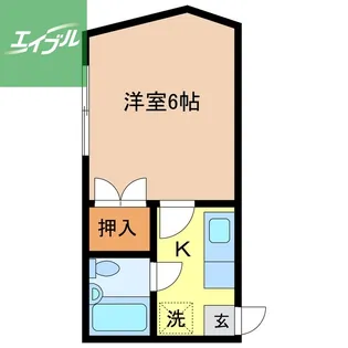 コーポラス・アオイ【101号室】の間取り