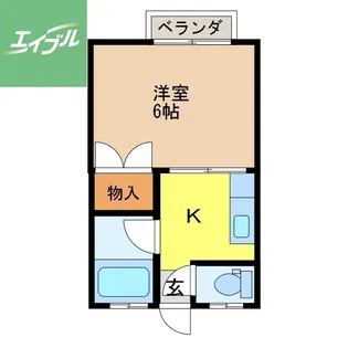 IMPROVE江平【207号室】の間取り