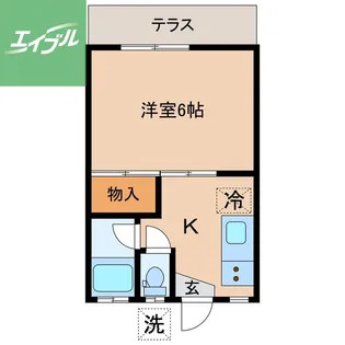 デサリータ泉【103号室】の間取り