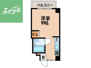 文教カテリーナ【501号室】の間取り