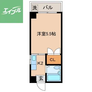 Fビル【203号室】の間取り