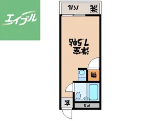 ラウンジSA【202号室】の間取り