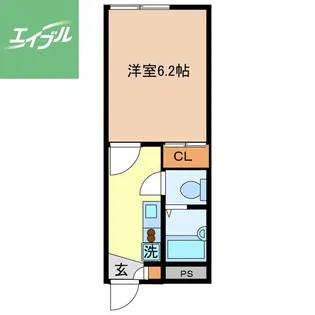 レオパレスエスカレラ クエスタ【103号室】の間取り