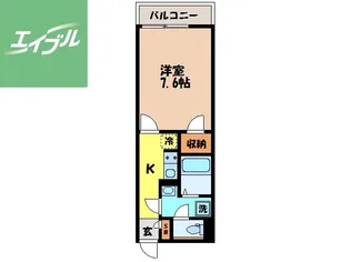レオネクストトリスターNW【105号室】の間取り