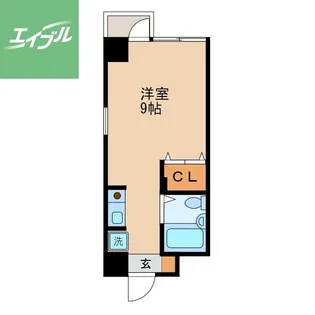 メゾンド橋口【303号室】の間取り