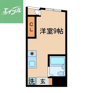 メゾンド橋口【106号室】の間取り