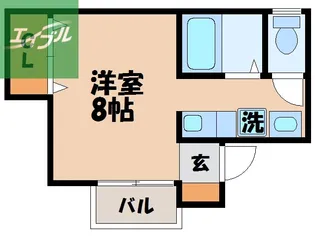 F・西北【101号室】の間取り