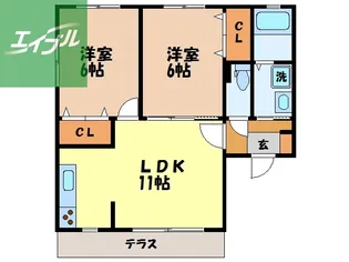ネクストウェルネス【101号室】の間取り