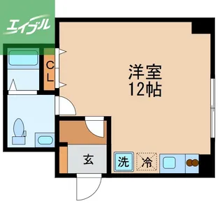 コーポ高橋【102号室】の間取り