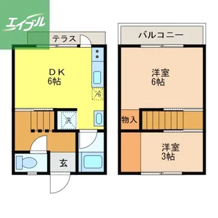 Duplex3【103号室】の間取り