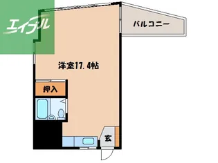 Ks平野町【506号室】の間取り