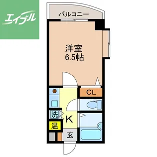 グランピアマンション長崎【604号室】の間取り