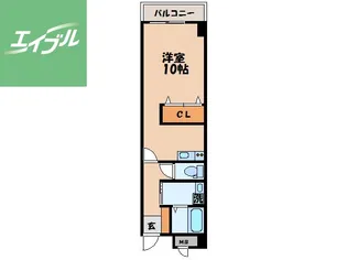 Glycine浦上【3階】の間取り