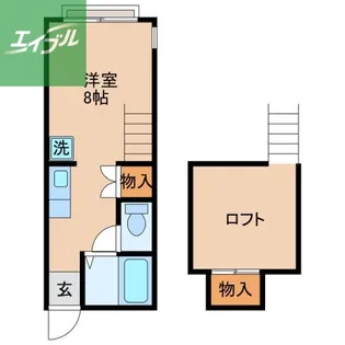デュークハウス【102号室】の間取り