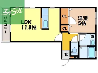 リュミエール【2階】の間取り