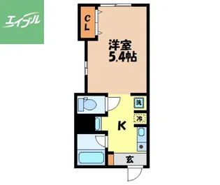 WALEA LIKO【3階】の間取り