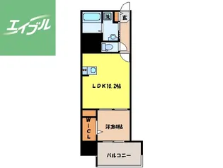 サンロージュ浦上駅前【8階】の間取り
