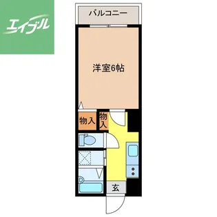 39・T・MOTOFUNAビル【9階】の間取り