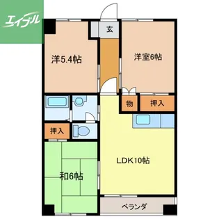梅屋敷壱番館【4階】の間取り