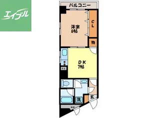 アブアルトマンション【303号室】の間取り