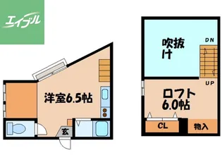 シャル夢Ⅴ【201号室】の間取り