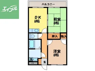 アネックス沢【205号室】の間取り