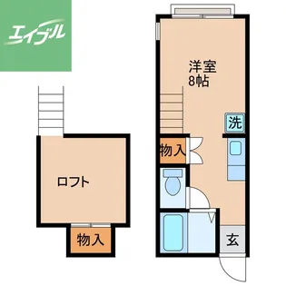 デュークハウス【203号室】の間取り