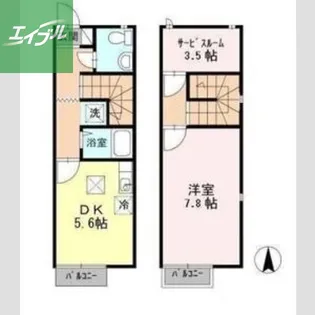 ハン・メイーア【101号室】の間取り