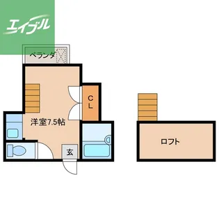 トイハウス【102号室】の間取り