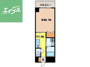 COURAGE【3階】の間取り