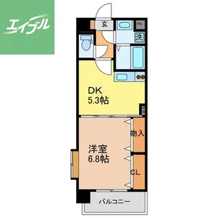 グランツ池田【3階】の間取り