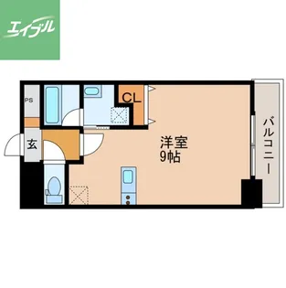 LA MAISON 長崎駅東通り【4階】の間取り