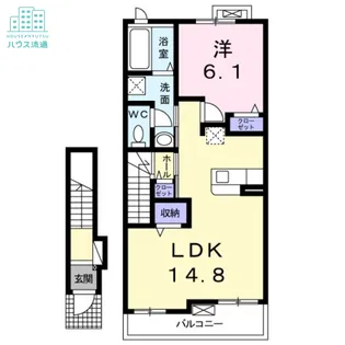 ルミエール エヴァン【2階】の間取り
