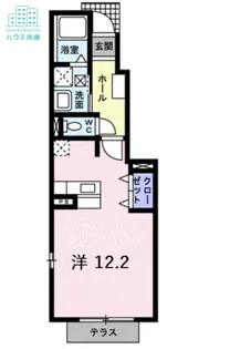 アバンダント【1階】の間取り