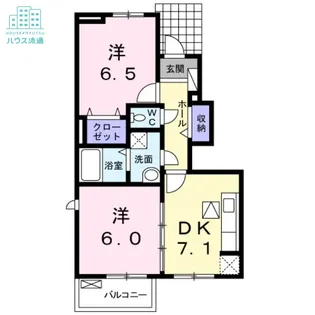 サンリット・メゾン・山崎Ⅱ【1階】の間取り