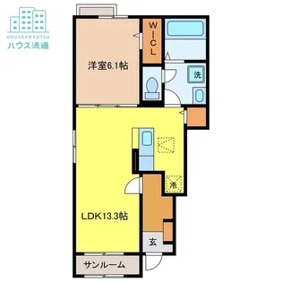 ビルネⅡ【1階】の間取り