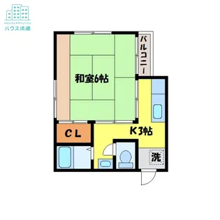 ろうふぁん寿【31号室】の間取り