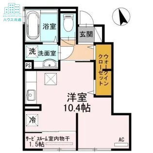 シャルール【1階】の間取り