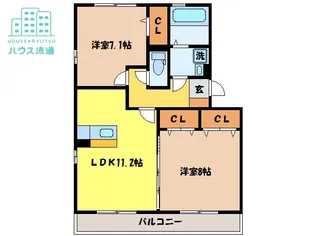 フォーレスト アピテ【3階】の間取り