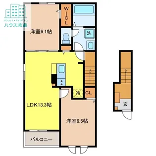 メゾン・アイリスB【2階】の間取り