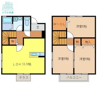 3LDKの間取り画像